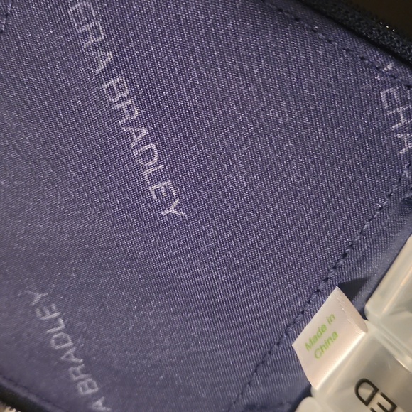 Vera Bradley Navy Floral Medication/pill Case - Picture 6 of 7